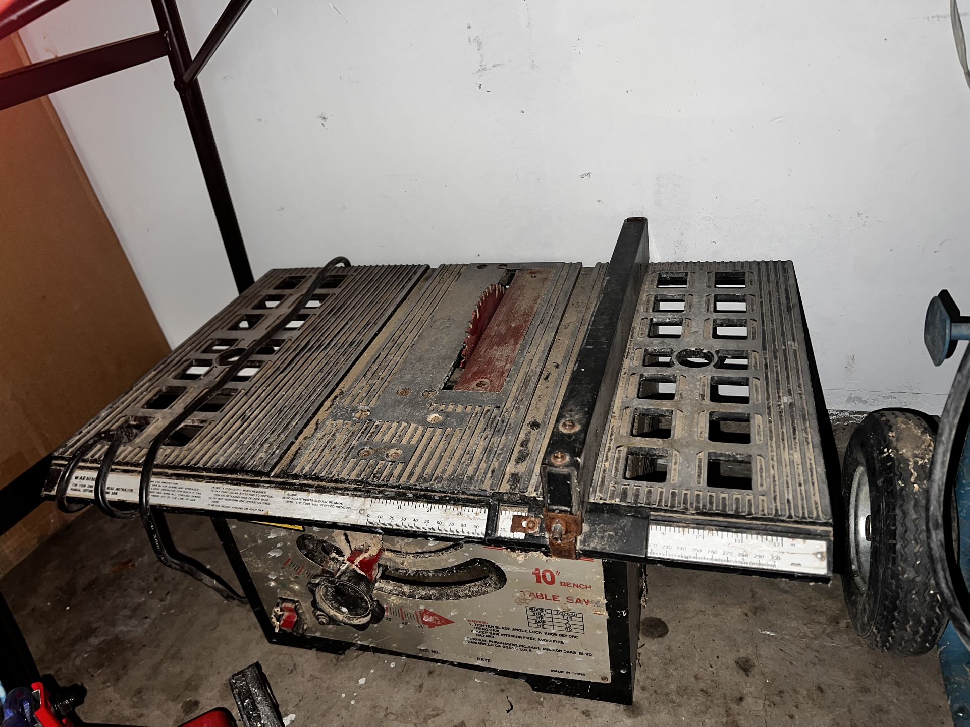 10” Table Saw