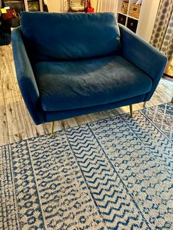 Albany Park brand Blue Armchair