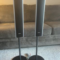 SONY SS-TS82 Tower Speakers Right/ Left 21" Tall Stand or Wall Mountable.