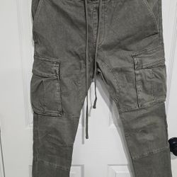 Pacsun Cargo Pants Green Olive Men's Size Small 
