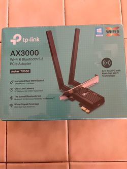 TP-Link Archer TX55E AX3000 Wi-Fi 6 PCIe Adapter - New