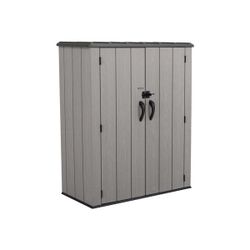 Vertical 56 in. W X 69 in. D X 29 in. H Resin Outdoor Storage Cabinet Shed