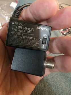 Sony RFU-90UC RF Coax Adapter for Vintage Computers