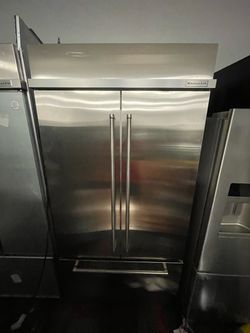 36 wide stainless steel Kitchenaid French door fridge for only $5,500