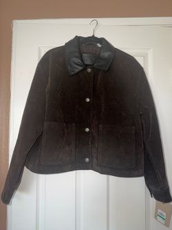 Levi’s women’s cropped gay suede jacket