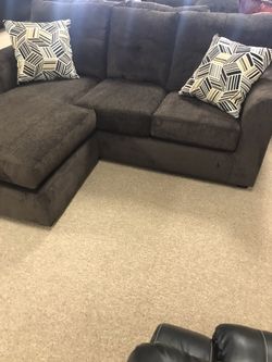 Stylish sofa couch with pillows!