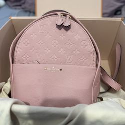 pink backpack louis