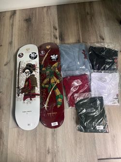 Skateboards skate shirts and sweaters