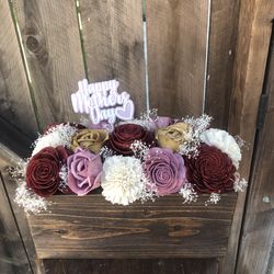 Mother’s Day Wood Eternal Flowers