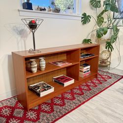 Vintage Danish Modern Teak Bookcase / Media Cabinet