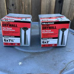 1 1/2” And 2” Drywall Screws