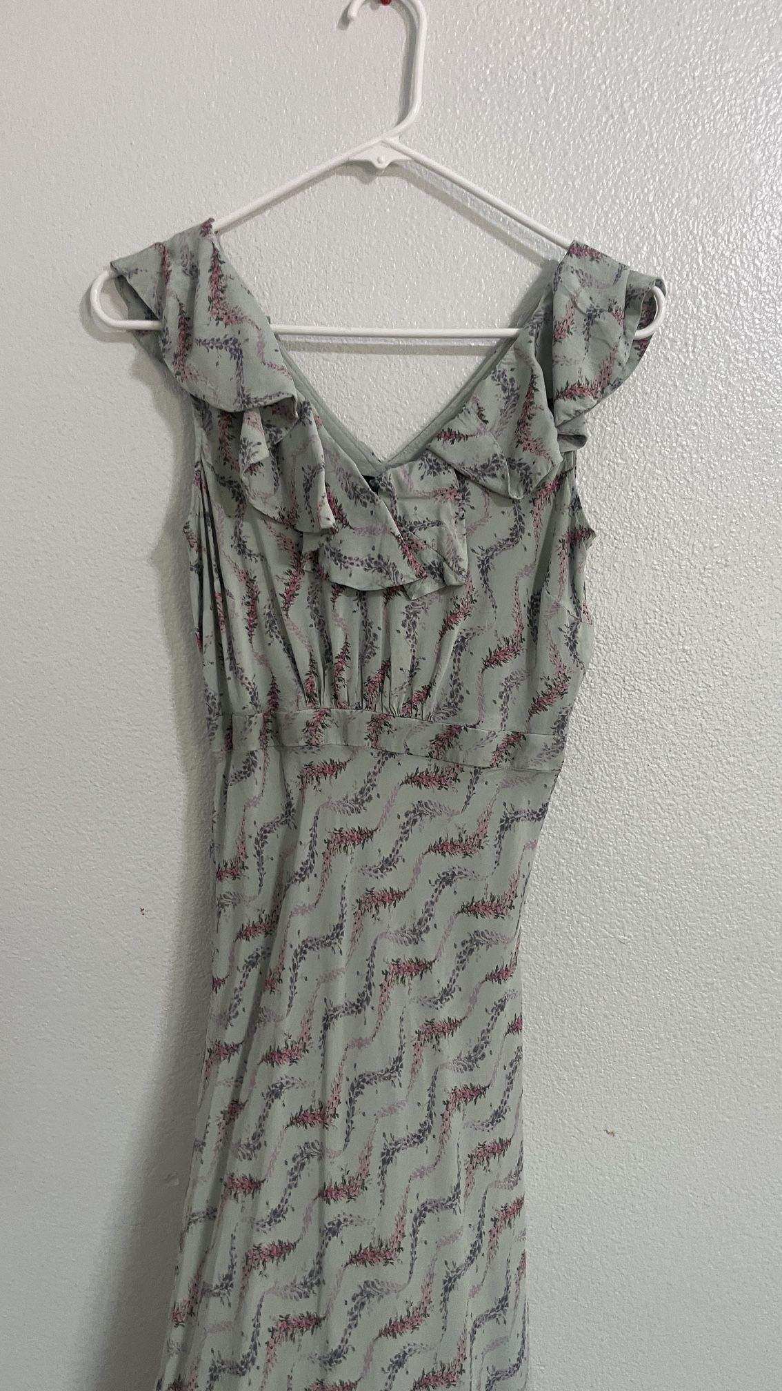 Floral Silk Dress 