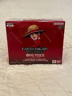 One Piece Card Game Carrying On His Will Sealed Booster Box OP13