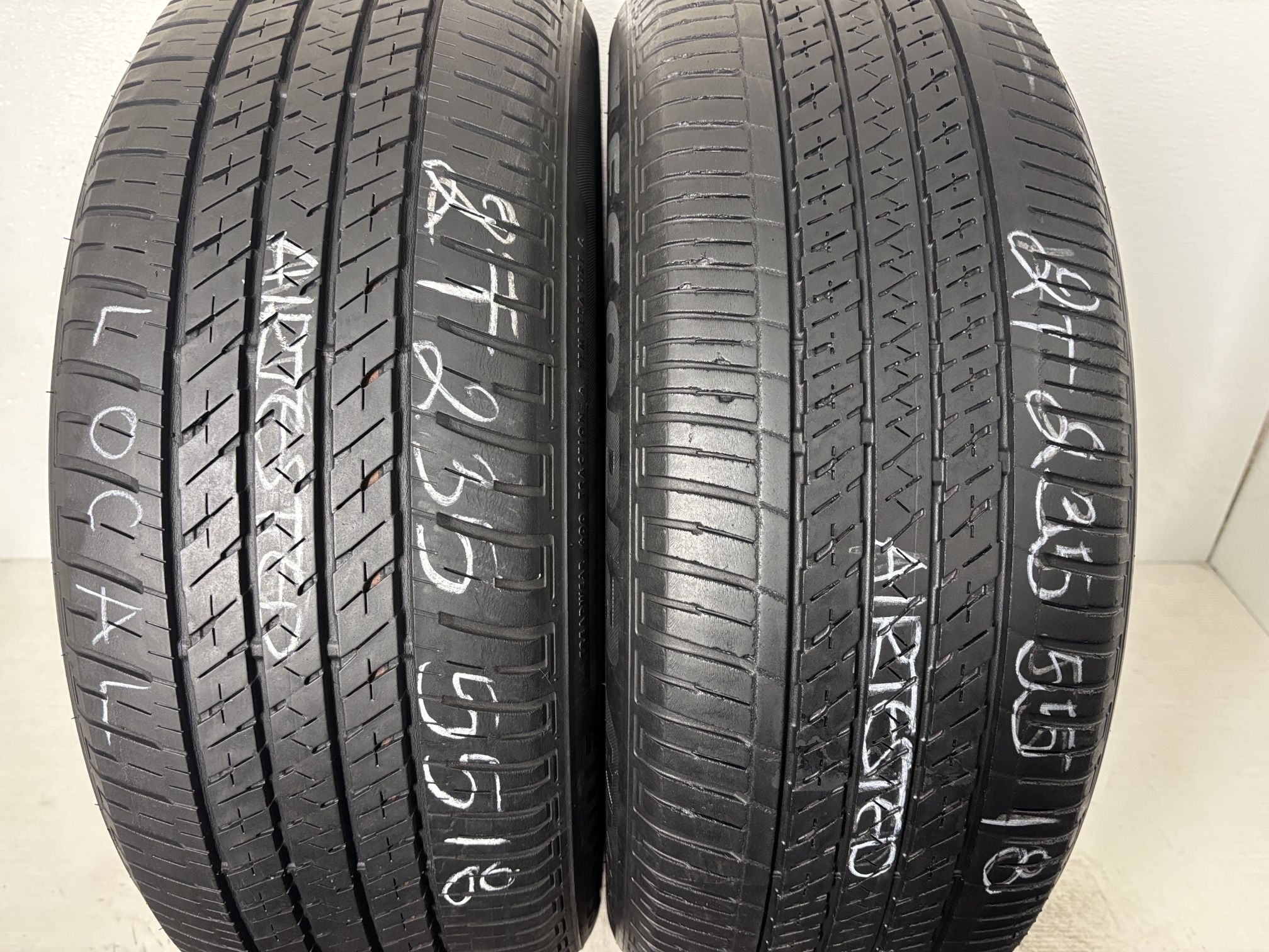 2 Tires 235 55 18 Bridgestone Ecopia 422 Hl Plus No Repairs