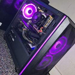 Skytech Gaming Pc & Hp Monitor 