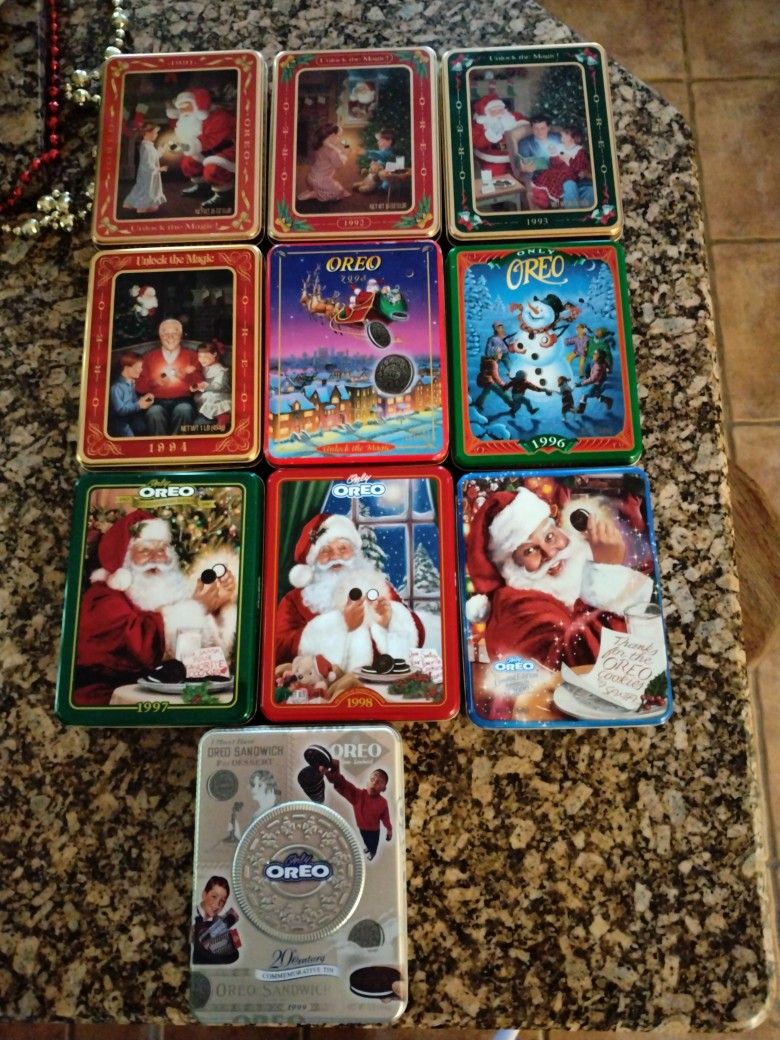Christmas Tin Collection