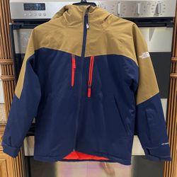 North  Face Ski Jacket With Face Mask & Hood Youth Medium