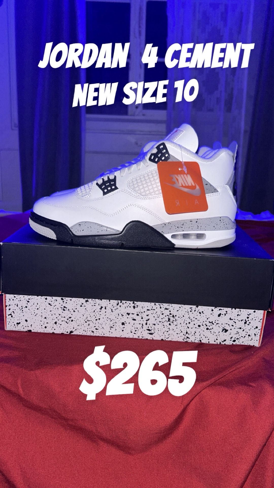 JORDAN 4 CEMENT (2025)