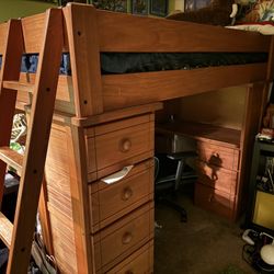 captain’s Bed/Loft Bed With Storage