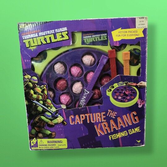 Nickelodeon TMNT Ninja Turtles Capture the Kraang Fishing Game 2013 Cardinal