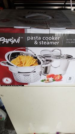 Pasta cooker and steamer