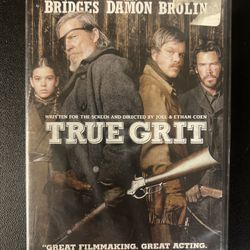 True Grit (DVD, 2010) Matt Damon Jeff Bridges Josh Brolin New Sealed