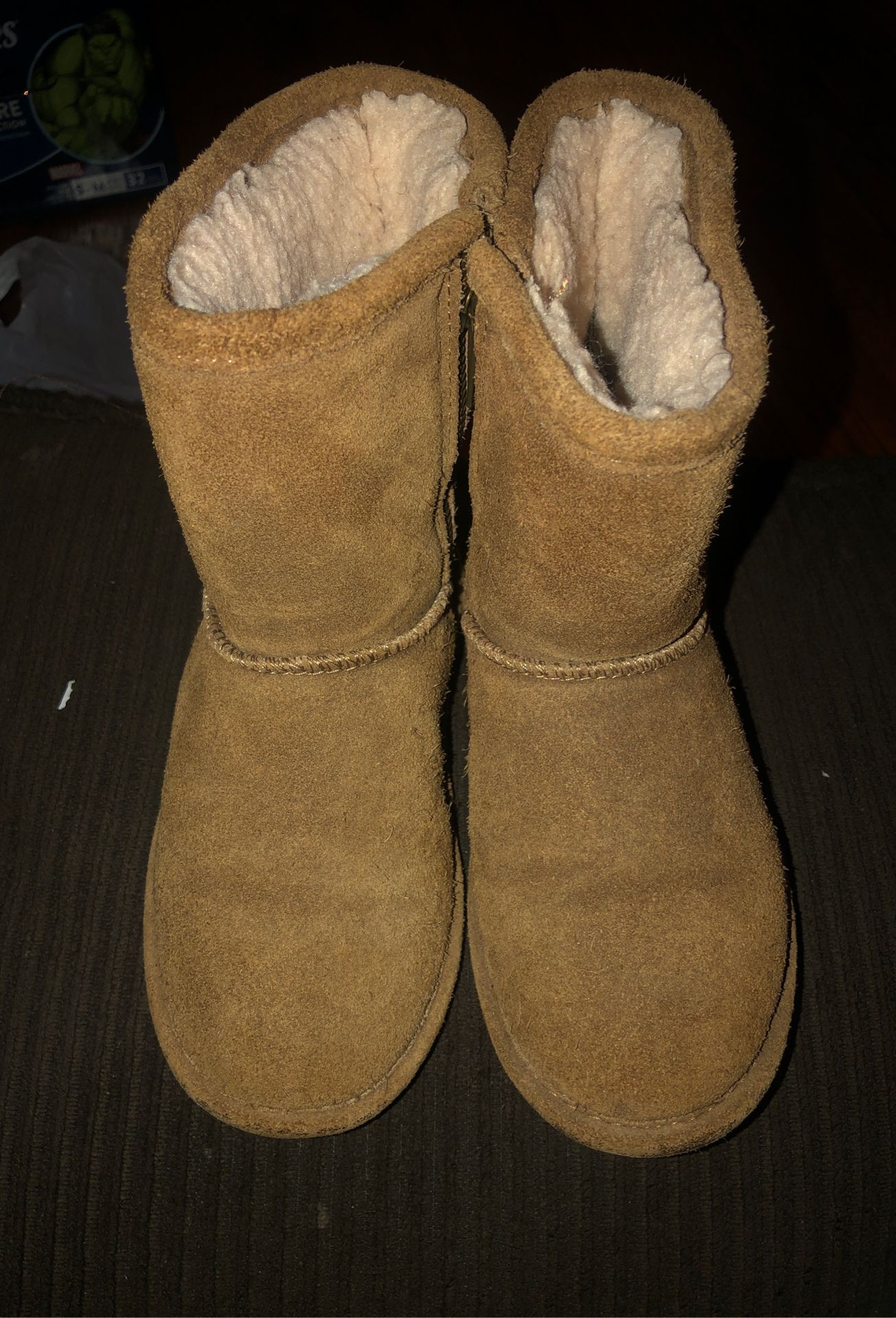 Bear paw boots size 12 girls