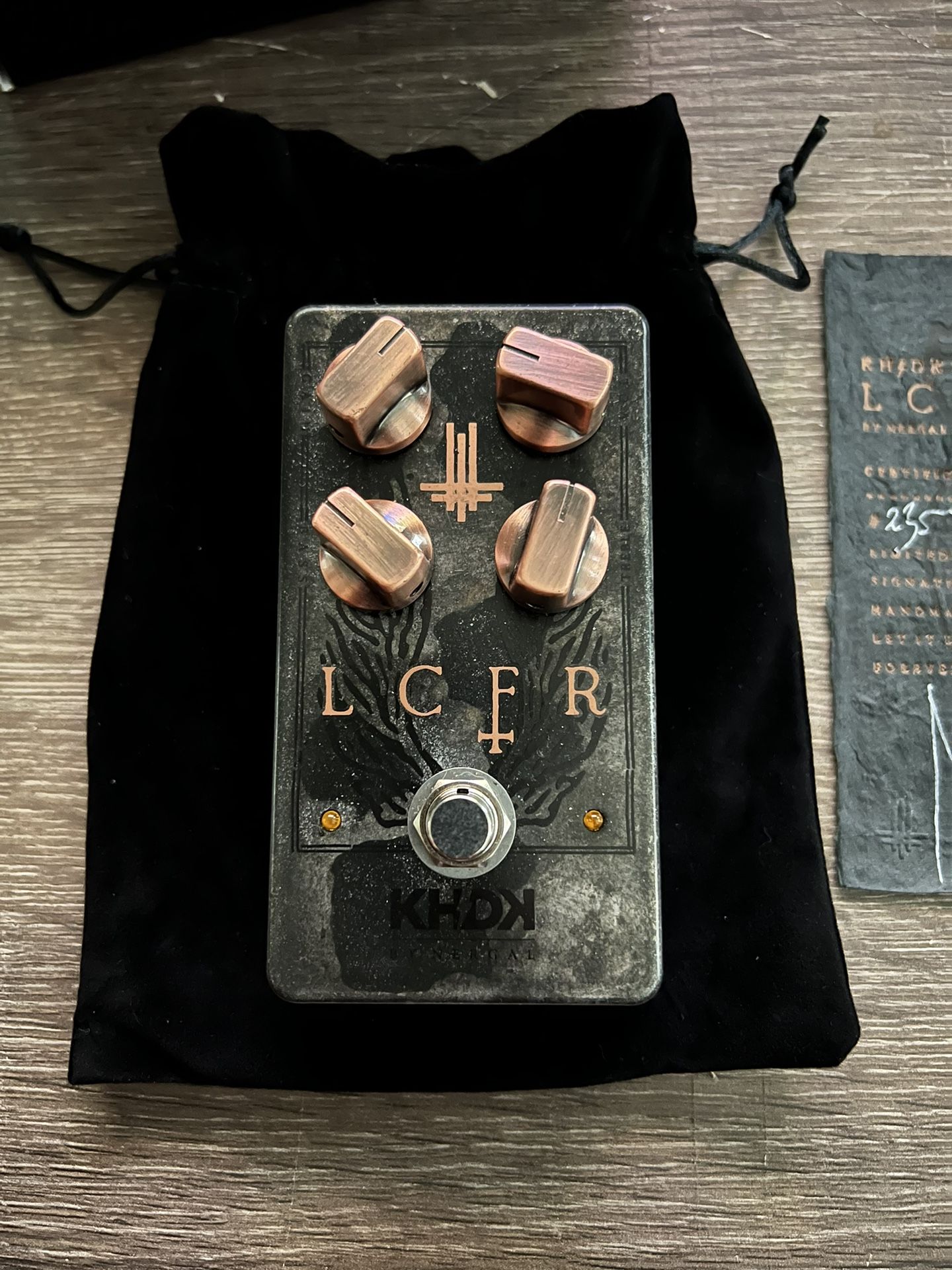 KHDK LCFR Behemoth Nergal Signature Overdrive Distortion Booster