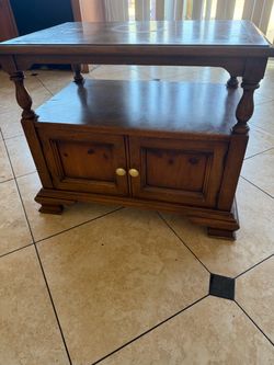1961 Drexel American Treasury Vintage Wood Cabinet End Table Nightstand