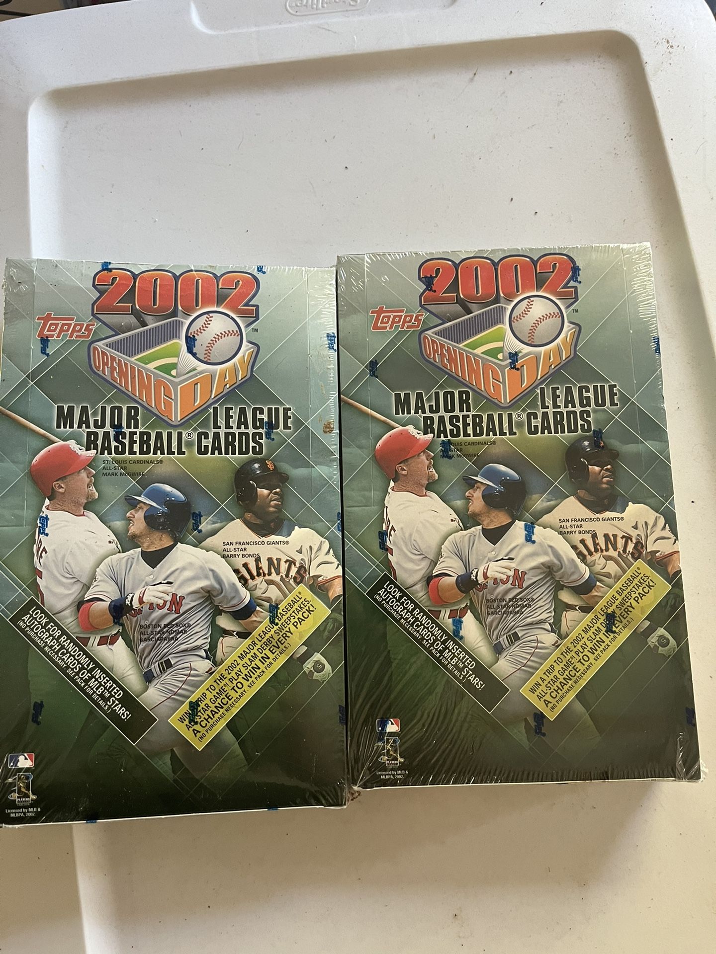 2002 Topps Mlb Opening Day Boxes