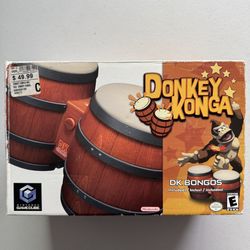 Nintendo GameCube Bongos. Complete In Box!