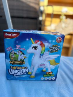 4ft inflatable sprinkler unicorn