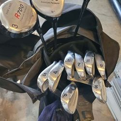 Golf Clubs with Cart