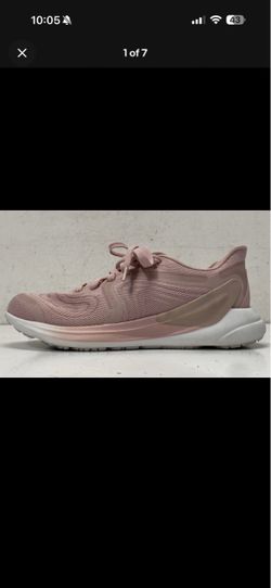 Lululemon Pink Lace-Up Athletic Sneakers