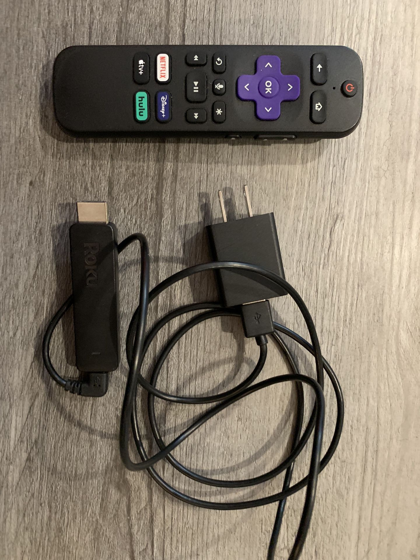 Roku Stick With Remote And HDMI Cable