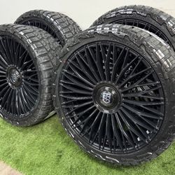 New 24 inch gloss black tis wheels and RBP tires 305/35R24