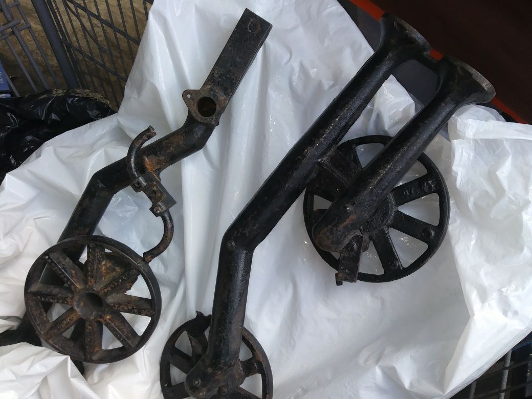Old farming tools made by wolfe company