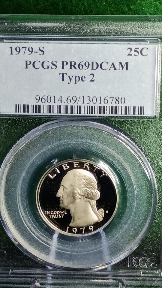 🔥🔥1979-S PCGS **TYPE 2 _Washington Quarter PR69 #780