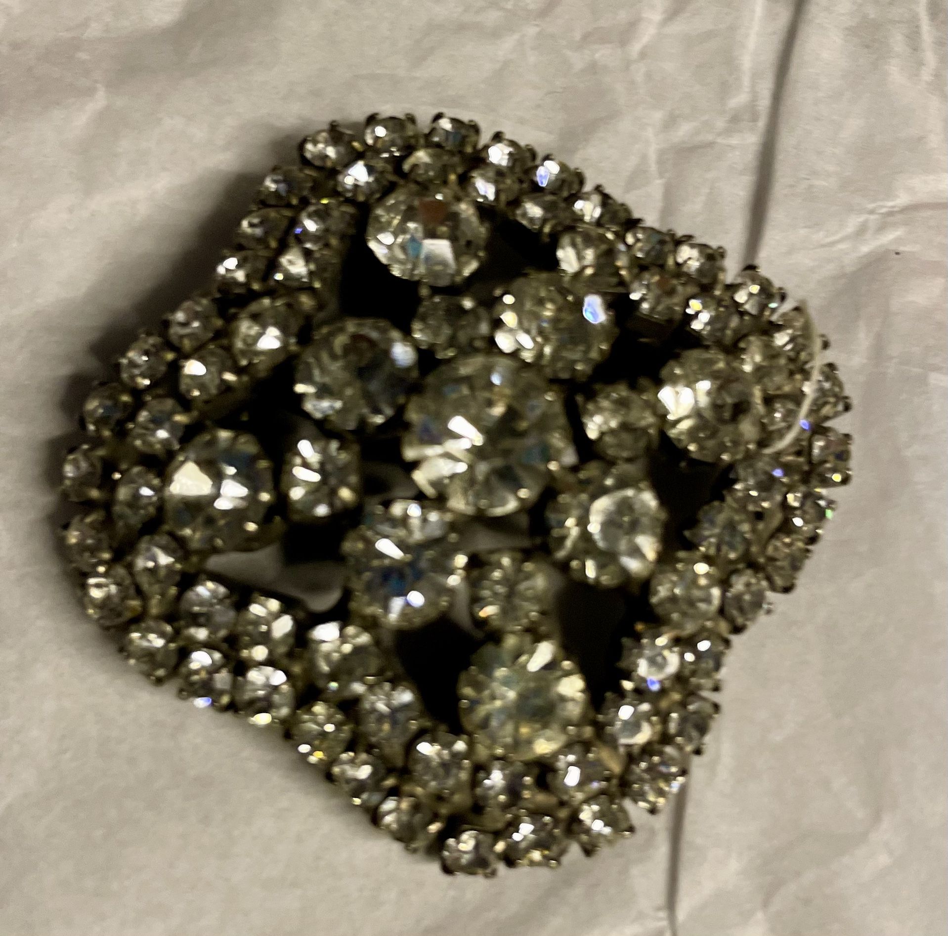 Gorgeous, vintage bridal brooch