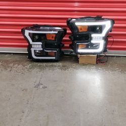 LED Headlights for 2015_2017 Ford F