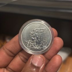 1 oz .999 fine silver round coin