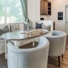 Table And Oversized Dining Chairs 