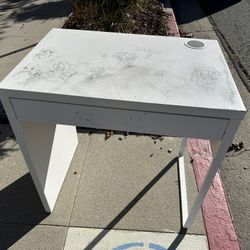 Small White Computer Desk