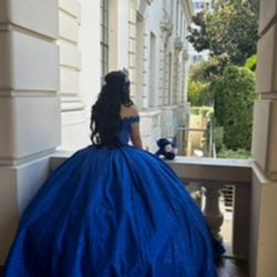 Quince Dress Royal Blue 