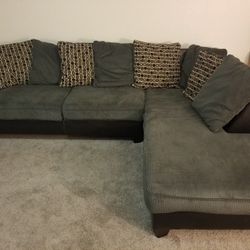 Ashley Sectional Couch With Chaise OBO