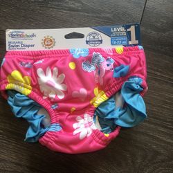 Baby Girls Swim Diaper NWT 12 Months 18-22 Pounds
