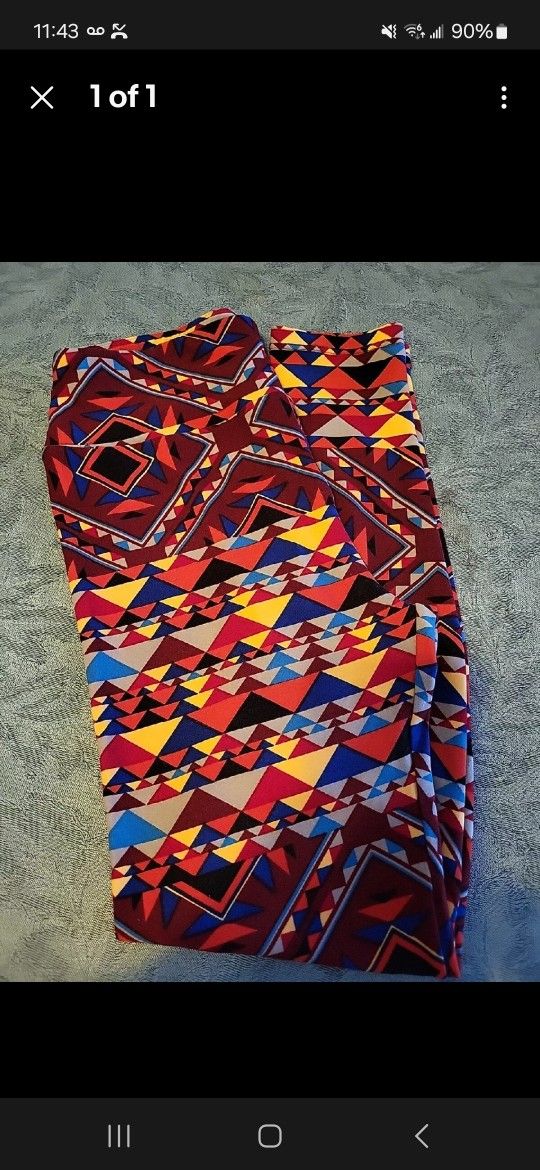 Lularoe Size OS Geometric Leggings