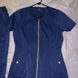 Jaanuu Scrubs Navy Blue Size XS