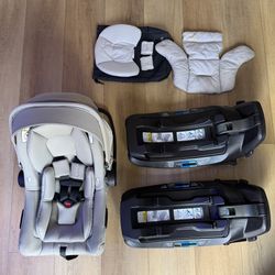 Nuna Pipa Aire RX + 2 RELX Bases