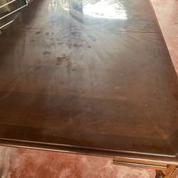 Formal Dining Set Includes Four Chairs, Two Captain Chairs, And One Leaf